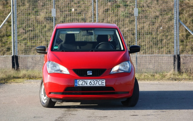 Seat Mii cena 22500 przebieg: 170000, rok produkcji 2016 z Żnin małe 137